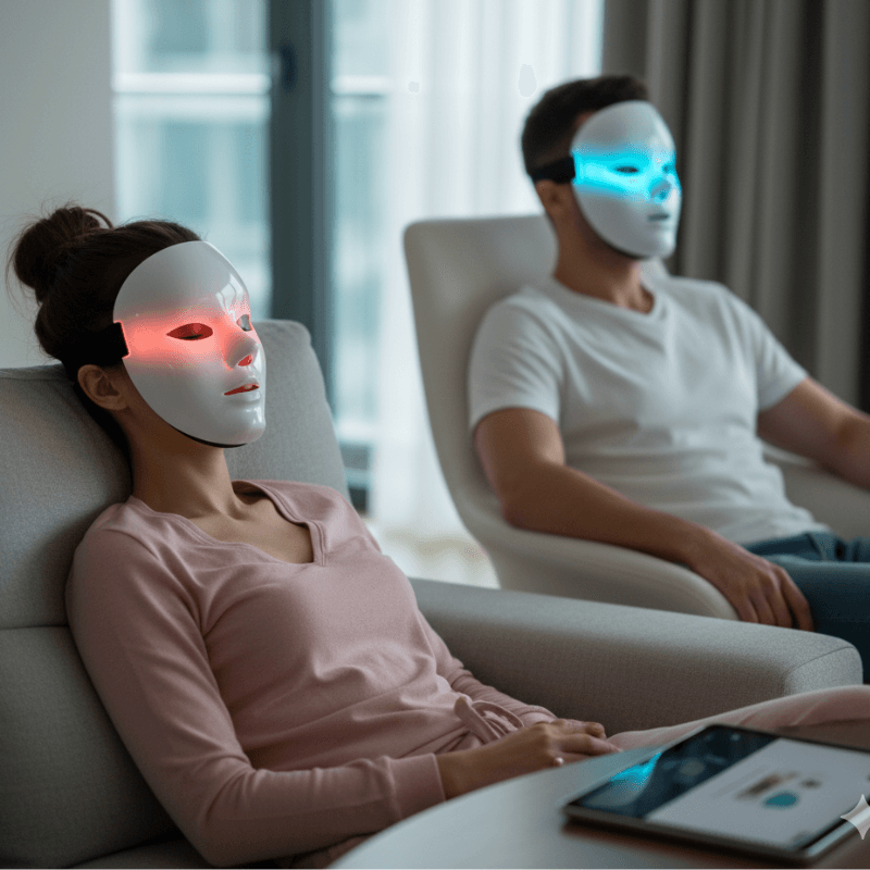 Lucemvita™ LED Facial Red Light Therapy Skin Care Wellness Mask